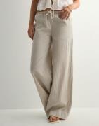 Nelly - Beige - Pull On Linen Pants