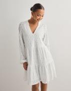 OBJECT - Hvit - Objlaila Gia L/S Re Short Dress Noo