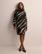 OBJECT - Multi/Mønstrete - Objray L/S Knit Rollneck Dress Aop