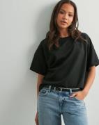 Pieces - Svart - Pcchilli Summer 2/4 Loose Sweat Noo
