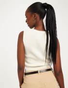 Only - Hvit - Onlmajli S/L Top Knt Noos