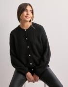 OBJECT - Svart - Objophelia L/S Knit Cardigan Rep