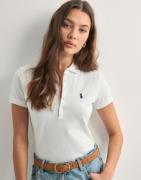 Polo Ralph Lauren - Hvit - Julie Polo-Slim-Short Sleeve-Polo Shirt