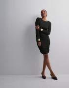 JDY - Svart - Jdyrodriga Ls Rouching Dress Jrs E