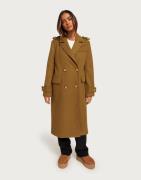 Noisy May - Brun - Nmviolet Lds L/S Strap Coat Noos