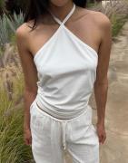 Nelly - Svart - Halterneck Loose Top
