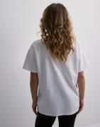 Pieces - Hvit - Pcskylar Ss Oversized Tee Noos