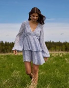 Nelly - Blomstrete - Fine Pleated Dress