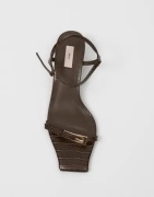Nelly - Brun - Buckle Square Toe Heel