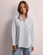 Selected Femme - Blå - Slfnova Ls Oxford Shirt Noos