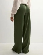 Nelly - Grønn - Pull On Satin Pants