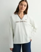 New Balance - Hvit - Mesh Soccer Jersey Long Sleeve