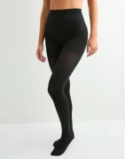 Pieces - Svart - Pcshaper 40 Den Tights Noos