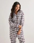 Hunkemöller - Multi/Mønstrete - Jacket Ls Flannel Twill Check