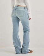 Nelly - Blå - No Waist Bootcut Jeans