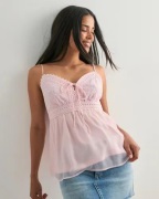 Vero Moda - Rosa - Vmdina Detail Singlet Wvn Exp Ga Sb