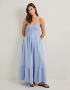 Vero Moda - Blå - Awalisa Bandeau Ankle Dress Noos