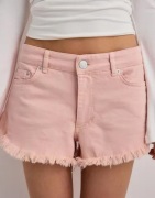 Nelly - Rosa - Colored Fringe Jeans Shorts