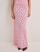 Nelly - Multi/Mønstrete - Cute Sheer Maxi Skirt