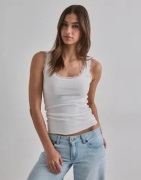 Vero Moda - Hvit - Vmnana Lace Tank Top Jrs Noos