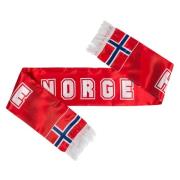 Norge Satin Skjerf - Rød/Blå/Hvit