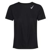 Nike Løpe t-skjorte Dri-FIT Race - Sort/Sølv Dame