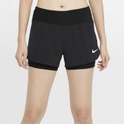 Nike Løpeshorts 2-i-1 Eclipse - Sort/Sølv Dame