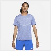 Nike Løpe t-skjorte Dri-FIT Rise 365 - Blå/Sølv