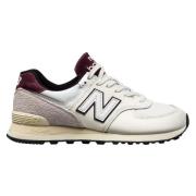 New Balance Sneaker 574 - Hvit/Rød