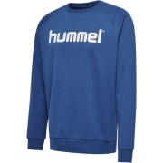 Hummel Go Cotton Logo Genser - Blå