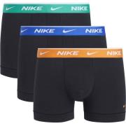 Nike Boksere 3-PK - Sort/Bright Mandarin/Blå/Grønn