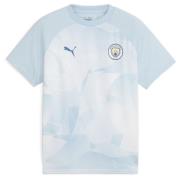 Manchester City Trenings T-Skjorte Pre Match - Silver Sky/Blå Barn