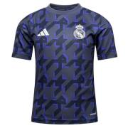 Real Madrid Trenings T-Skjorte Pre Match - Blå Barn