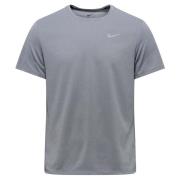 Nike Løpe t-skjorte Dri-FIT UV Miller - Grå/Sølv