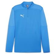 teamFINAL Training 1/4 Zip Top Ignite Blue-PUMA Silver