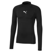 LIGA Baselayer Tee LS Warm Puma Black