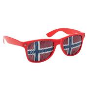 Norge Solbriller - Rød/Blå/Hvit