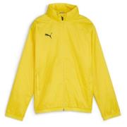 PUMA Jakke teamGOAL All Weather - Faster Yellow/Sort Barn