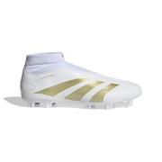 adidas Predator League Laceless FG Day Spark - Hvit/Gull/Hvit