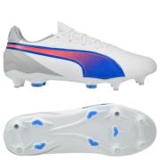 PUMA King Match SG Formula - Hvit/Blå/Flat Light Gray