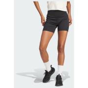 Adidas Lounge Ribbed High-Waist Bike Shorts