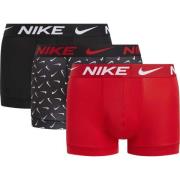 Nike Boksere Dri-FIT Essential Micro Swoosh Life 3-PK - Sort/Rød