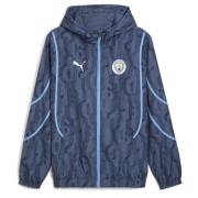 Manchester City Jakke Pre Match Woven Anthem - Inky Blue/Blå