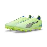 PUMA Ultra 5 Match FG/AG Lights Out - Fizzy Apple/Hvit/Blå