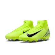 Nike Air Zoom Mercurial Superfly 10 Pro FG Mad Voltage - Neon/Sort