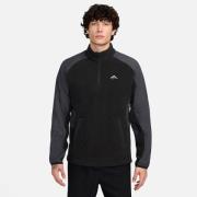 Nike Løpetrøye Polartec Trail Fleece 1/4 Glidelås - Sort/Grå/Hvit