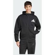 adidas Hettegenser Z.N.E. Full Zip - Sort/Hvit