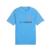 - Marseille Trenings T-Skjorte - Blue Azur/Brun Barn