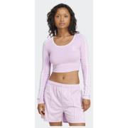 Adidas Original Adicolor 3-Stripes Long Sleeve Crop Tee