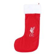 Liverpool Julestrømpe - rød/Hvit
